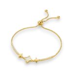 Armbänder STERNZAUBER Schiebeverschluß Gold