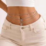 Bauchkette TREE OF LIFE LAYERS Silber