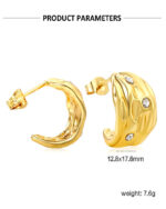 Ohrring SATIN – Bild 2